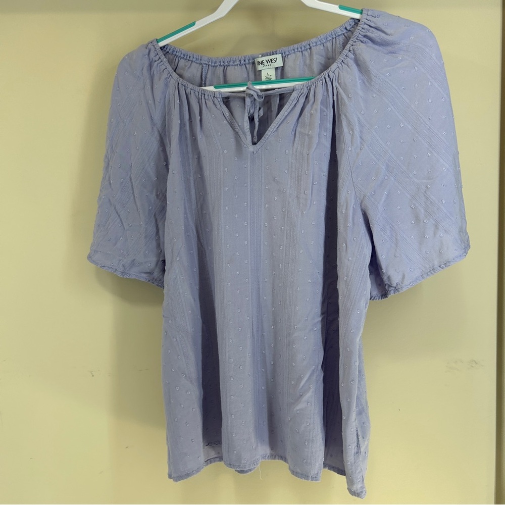 Nine West Lavender Blouse